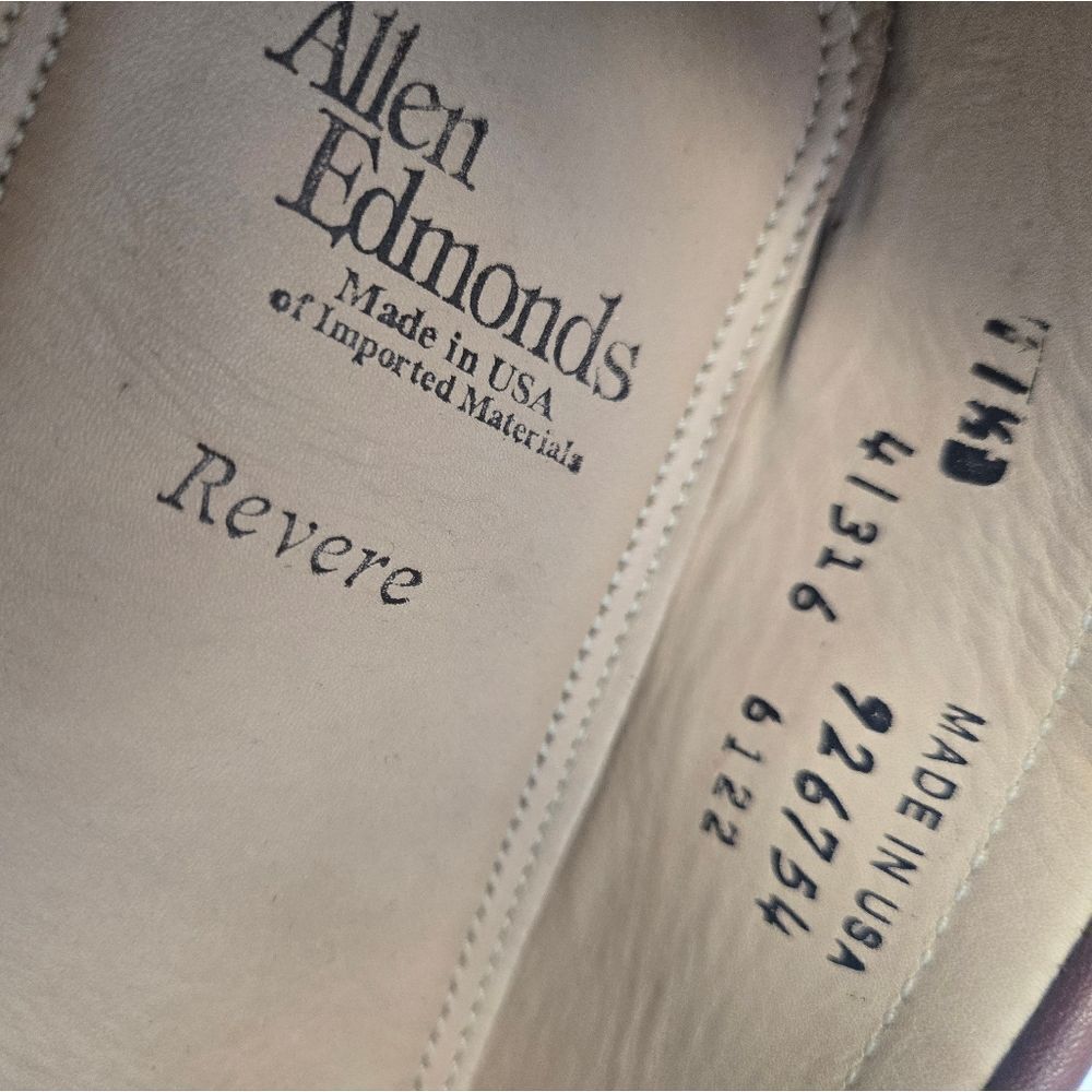 Allen Edmonds Chestnut Brown Leather Penny Loafers - Picture 8 of 8